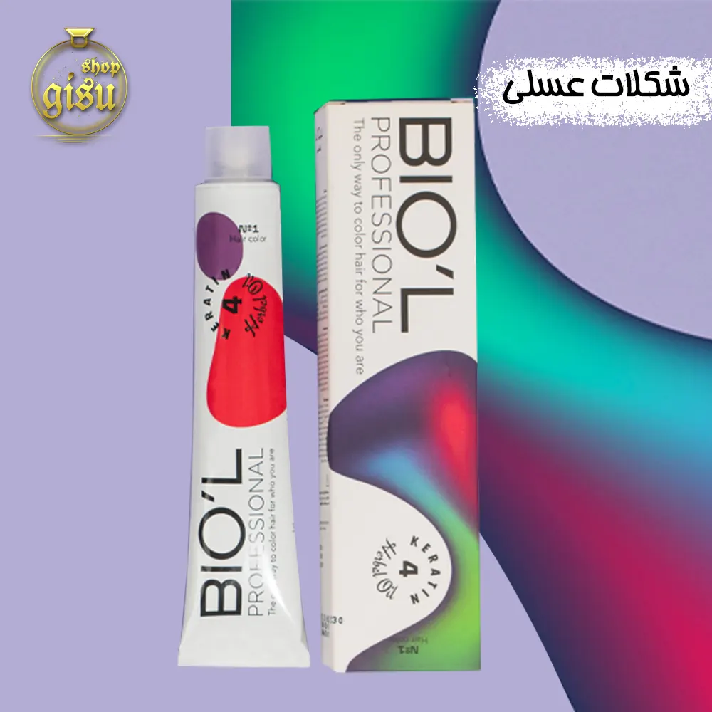 رنگ مو شکلات عسلی بیول (BIOL) حجم 100ml