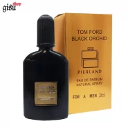 مینی ادکلن تام فورد بلک ارکید (Tom Ford Black Orchid) با بدنه مشکی همراه با جعبه طلایی