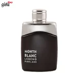 مینی ادکلن مونت بلنک لجند (Mont Blanc Legend) برند پیرلند (Pierland) با بدنه ای به رنگ مشکی نقرع ای و درپوش نقره ای