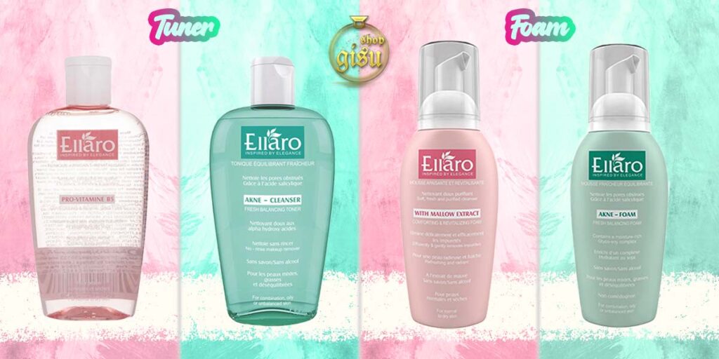 تونر پاک کننده صورت مناسب پوست خشک الارو(Ellaro Pro-Vitamine B5 Toner)