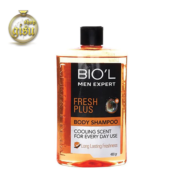 شامپو بدن مرطوب کننده مردانه فرش پلاس fresh plus بیول (BIOL)