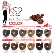 رنگ مو سری قهوه کی اس دی (KSD) حجم 100میل