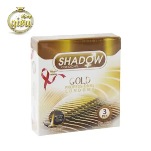 کاندوم شادو مدل Gold بسته 3 عددی