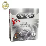 کاندوم شادو مدل Silver بسته 3 عددی