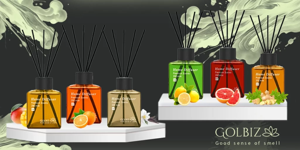 خوشبو کننده هوا گلبیز انبه شماره 4 (Golbiz) - حجم 200 میل