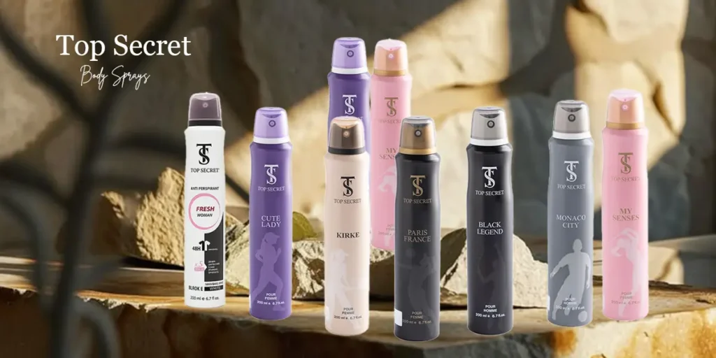 اسپری بدن تاپ سکرت Top Secret France Paris