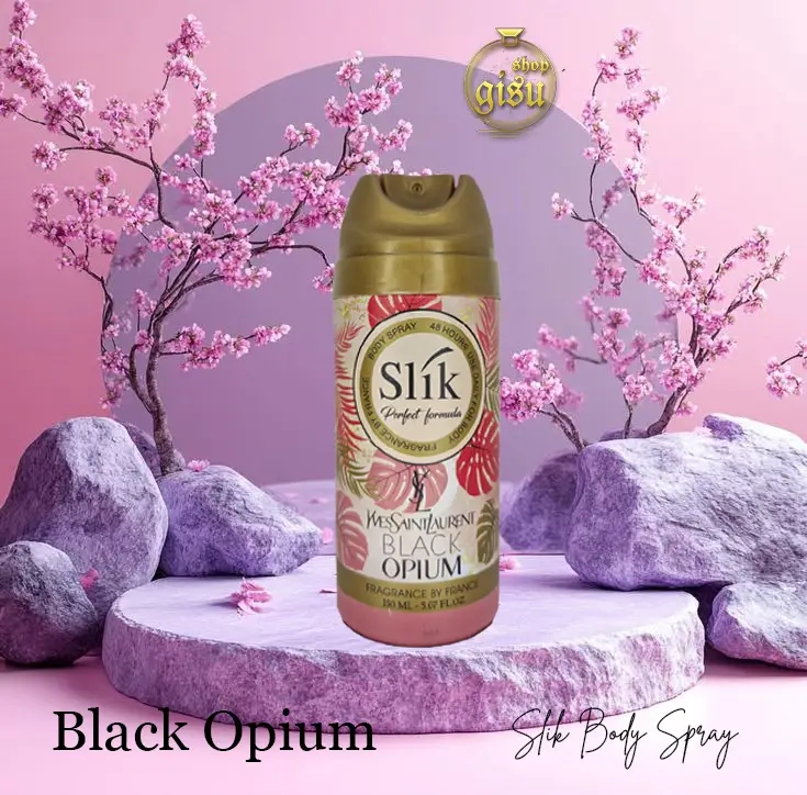 اسپری بدن زنانه سلیک رایحه بلک اوپیوم Slik Black Opium 6 اسپری بدن زنانه سلیک رایحه بلک اوپیوم Slik Black Opium