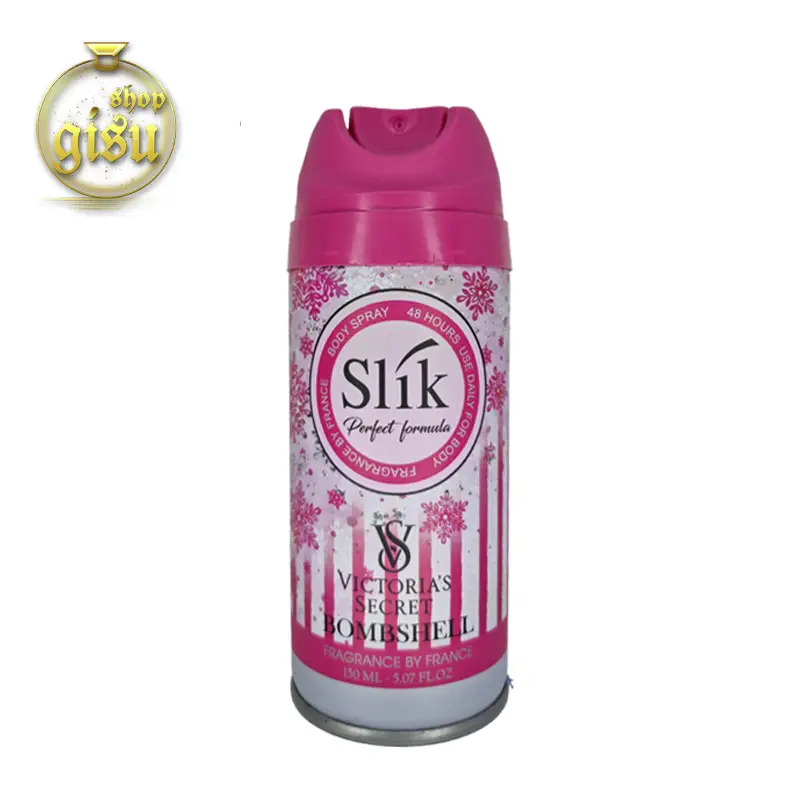 اسپری بدن زنانه سلیک (سیلک) رایحه ویکتوریا سکرت بامشل Slik(Silk)Bomshell Victoria Secret