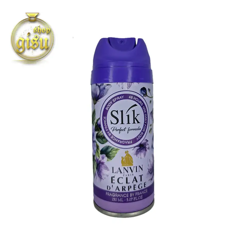 اسپری بدن زنانه سلیک (سیلک) رایحه لانوین اکلت Slik(Silk)Lanvin Eclat