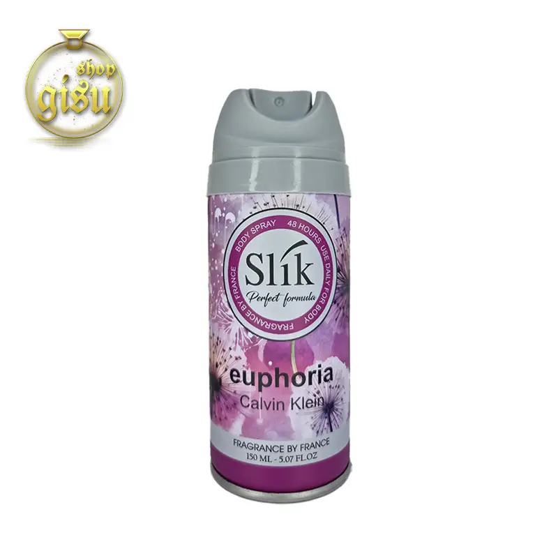 اسپری بدن زنانه سلیک (سیلک) رایحه ایفوریا Slik(Silk)Euphoria