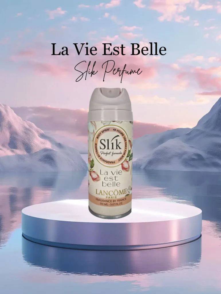 اسپری بدن زنانه سلیک رایحه لانکوم لاویه است بله Slik Lancome Lavie Est Belle 6 اسپری بدن زنانه سلیک رایحه لانکوم لاویه است بله Slik Lancome Lavie Est Belle