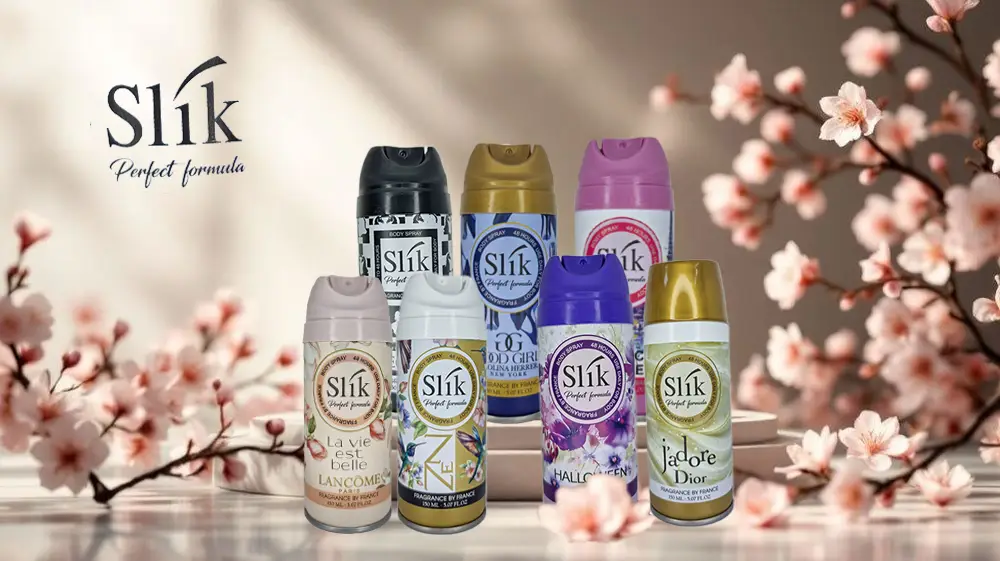 اسپری بدن زنانه سلیک رایحه الین Slik Alien 7 اسپری بدن سلیک (سیلک) - Slik (Silk) Body Sprays